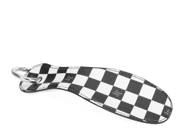 Men's^Fluevog Shoes Ding Dong | Shoe Horn Black/White Check