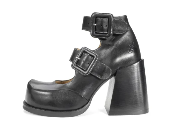 Women's^Fluevog Shoes Dionna | Double-Strap Shoe Black