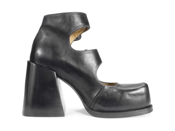 Women's^Fluevog Shoes Dionna | Double-Strap Shoe Black