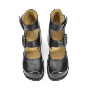 Women's^Fluevog Shoes Dionna | Double-Strap Shoe Black