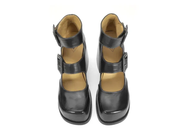 Women's^Fluevog Shoes Dionna | Double-Strap Shoe Black