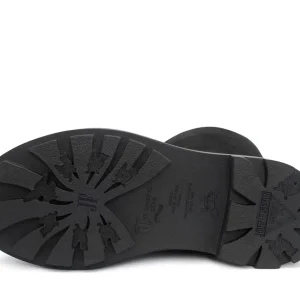 Women's^Fluevog Shoes Duffy | Tall Boot With Ruffled Tongue Black