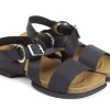 Women's^Fluevog Shoes Earley | Leather Strap Sandal Black