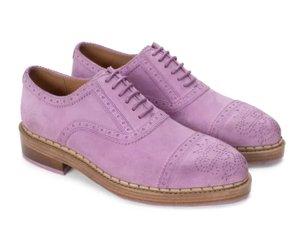 Women's^Fluevog Shoes Edda | Modern Brogue Shoe Purple