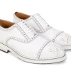 Women's^Fluevog Shoes Edda | Modern Brogue Shoe White