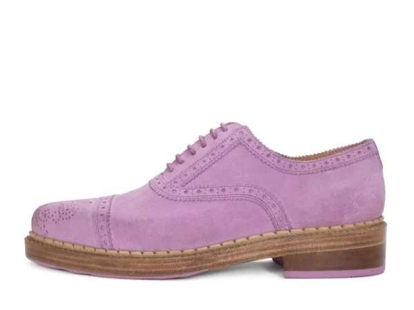 Women's^Fluevog Shoes Edda | Modern Brogue Shoe Purple