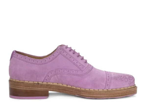 Women's^Fluevog Shoes Edda | Modern Brogue Shoe Purple