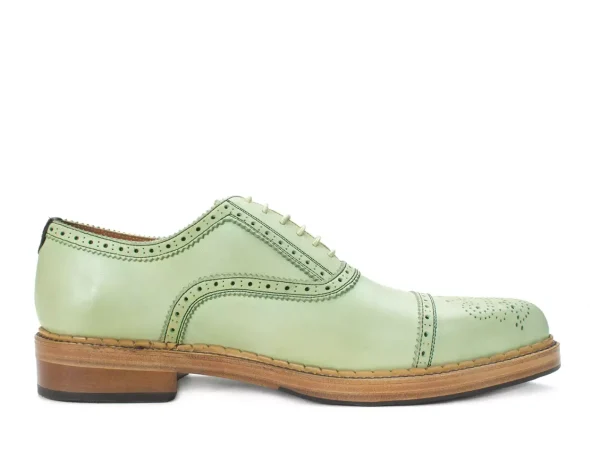 Women's^Fluevog Shoes Edda | Modern Brogue Shoe Green