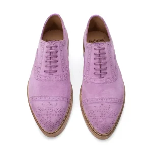 Women's^Fluevog Shoes Edda | Modern Brogue Shoe Purple