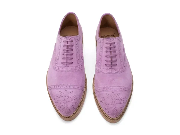 Women's^Fluevog Shoes Edda | Modern Brogue Shoe Purple