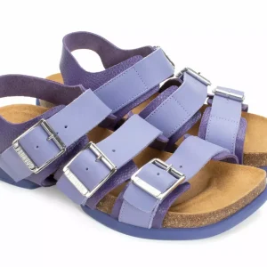 Men's^Fluevog Shoes Elsie | Strappy Buckle Sandals Lavender