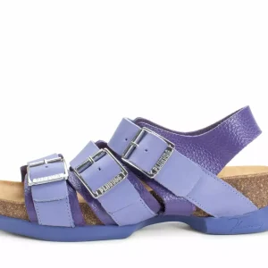 Men's^Fluevog Shoes Elsie | Strappy Buckle Sandals Lavender