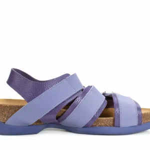 Men's^Fluevog Shoes Elsie | Strappy Buckle Sandals Lavender
