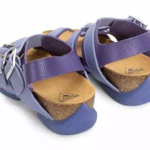 Men's^Fluevog Shoes Elsie | Strappy Buckle Sandals Lavender