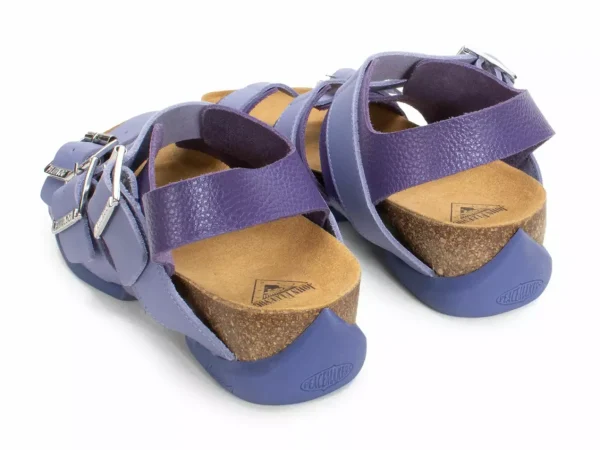 Men's^Fluevog Shoes Elsie | Strappy Buckle Sandals Lavender