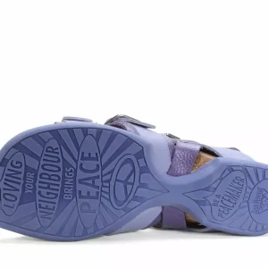 Men's^Fluevog Shoes Elsie | Strappy Buckle Sandals Lavender