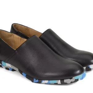Men's^Fluevog Shoes Equinox | Slip-On Leather Shoe Black
