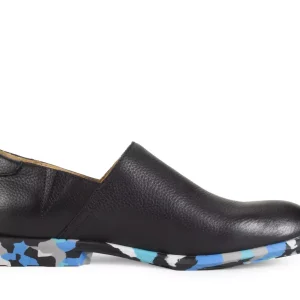 Women's^Fluevog Shoes Equinox | Slip-On Leather Shoe Black