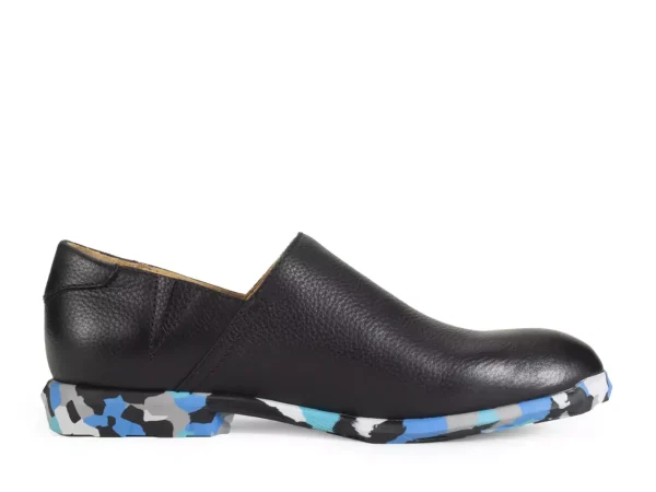 Women's^Fluevog Shoes Equinox | Slip-On Leather Shoe Black