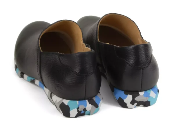 Women's^Fluevog Shoes Equinox | Slip-On Leather Shoe Black