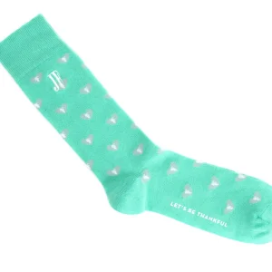 Accessories^Fluevog Shoes Fine Vog Socks | Sock With Hearts Teal