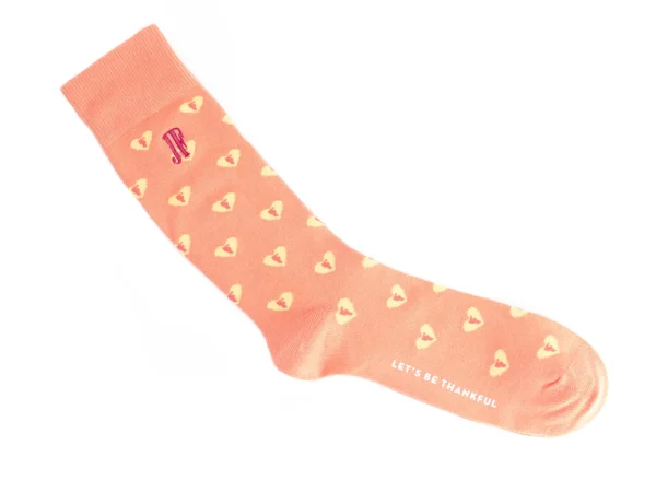Accessories^Fluevog Shoes Fine Vog Socks | Sock With Hearts Peach