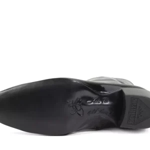 Men's^Fluevog Shoes Finn | Zip-Up Leather Boot Black