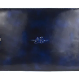 Men's^Fluevog Shoes Fiz Biz | Leather Laptop Sleeve Blue