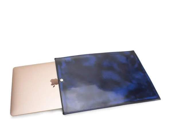 Accessories^Fluevog Shoes Fiz Biz | Leather Laptop Sleeve Blue