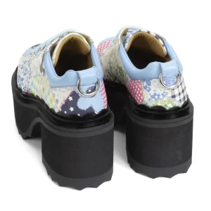 Women's^Fluevog Shoes Fizzy | Flowery Platform Shoe Patchwork