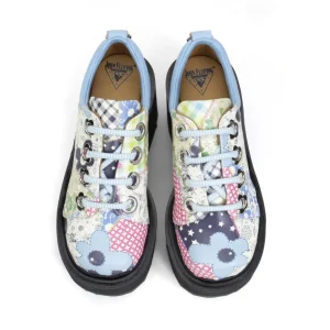 Women's^Fluevog Shoes Fizzy | Flowery Platform Shoe Patchwork