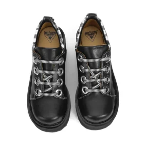 Women's^Fluevog Shoes Fizzy | Flowery Platform Shoe Black/White
