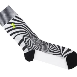 Accessories^Fluevog Shoes Ford Vog Socks | Optical Illusion Sock Black/White