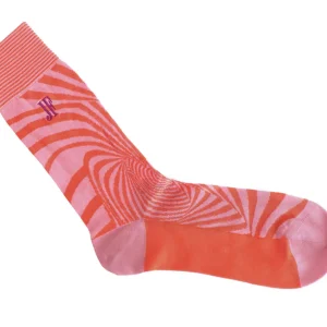 Accessories^Fluevog Shoes Ford Vog Socks | Optical Illusion Sock Pink/Orange