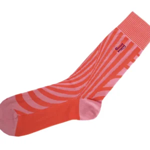 Accessories^Fluevog Shoes Ford Vog Socks | Optical Illusion Sock Pink/Orange