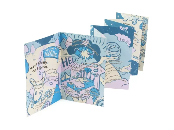 Men's^Fluevog Shoes Freddy The Fluedog | Fold-Out Zine Goes To The Moon