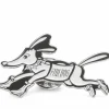 Accessories^Fluevog Shoes Freddy The Fluedog Pin | Enamel Pin Silver/White