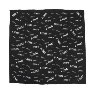 Accessories^Fluevog Shoes F-This Bandana Scarf | Wool And Silk Headscarf Black/White
