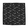 Women's^Fluevog Shoes F-This Bandana Scarf | Wool And Silk Headscarf Black/White