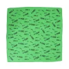 Women's^Fluevog Shoes F-This Bandana Scarf | Wool And Silk Headscarf Green/Black