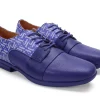 Men's^Fluevog Shoes Fuller | Colourblock Lace-Up Shoe Purple