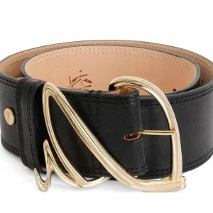 Accessories^Fluevog Shoes Gawain Belt | Wide Waist Belt Black