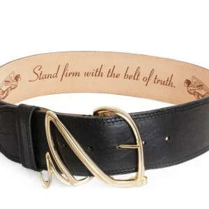 Accessories^Fluevog Shoes Gawain Belt | Wide Waist Belt Black