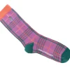 Accessories^Fluevog Shoes Hazel Vog Socks | Knit Plaid Sock Purple/Teal