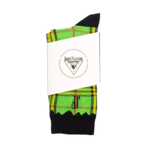 Accessories^Fluevog Shoes Hazel Vog Socks | Knit Plaid Sock Green