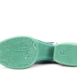 Women's^Fluevog Shoes Hockney | T-Strap Leather Shoes Turquoise