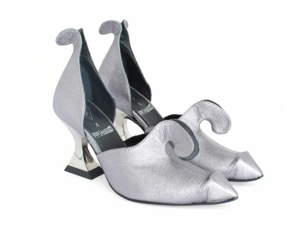 Women's^Fluevog Shoes Jan Jansen | Metallic D'Orsay Pump Silver