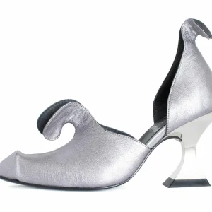 Women's^Fluevog Shoes Jan Jansen | Metallic D'Orsay Pump Silver