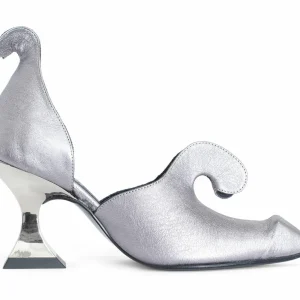 Women's^Fluevog Shoes Jan Jansen | Metallic D'Orsay Pump Silver