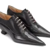 Women's^Fluevog Shoes Jenne | Elegant Lace-Up Heel Black Metallic